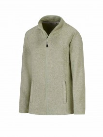 Bjornson Gebreid Vest 4 Seizoenen Dames Zeegroen Melange - OLENKA