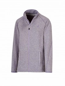 Bjornson Gebreid Vest 4 Seizoenen Dames Lila Melange - OLENKA