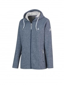 Gebreid Hooded Vest 4 seizoenen Dames Blauw - 36-56 - ANNE
