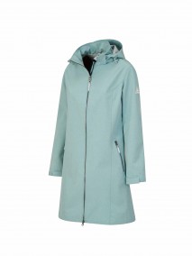 BJØRNSON Softshell Parka Zomerjas Dames Zeegroen CHARLOTTA