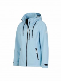 BJØRNSON Softshell Jas 4 seizoenen Dames Hemelsblauw - KAISA