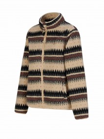 BJØRNSON Moa Parka Teddy Fleece Vest Dames 4 seizoenen - Camel