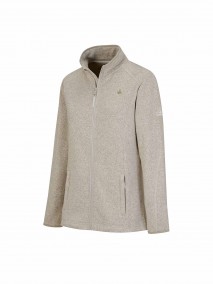 BJØRNSON Gebreid Vest 4 Seizoenen Dames Beige Melange - OLENKA