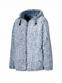 BJØRNSON Sherpa Fleece Vest Zacht / 4 Seizoenen Dames Blauw - XANDRA 