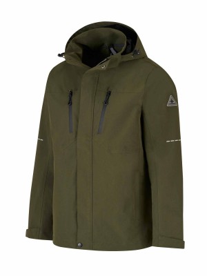 Bjornson Regenjas Zomerjas Dames Waterdicht Olijfgroen - Fabian