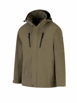 Bjornson Regenjas Zomerjas Dames Waterdicht Khaki - Fabian