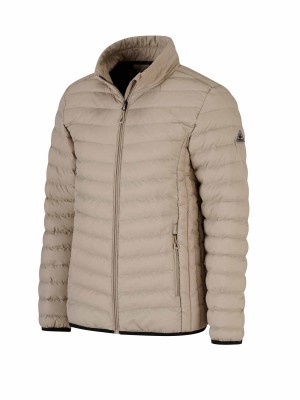 Bjornson Stepjack Zomerjas Heren Taupe - Winddicht - Padded - JEPPE