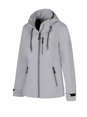 BJØRNSON Softshell Jas 4 seizoenen Dames Wit - KAISA