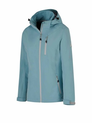 Bjornson Regenjas Zomerjas Dames Waterdicht Zeegroen - Leona