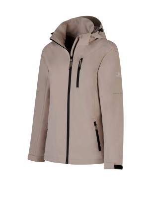 Regenjas Zomerjas Dames Waterdicht Beige - 36-56 - Leona