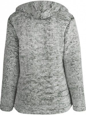 Sherpa Fleece Vest Zacht / 4 Seizoenen Dames Antraciet Melange - 36-52 - XANDRA 