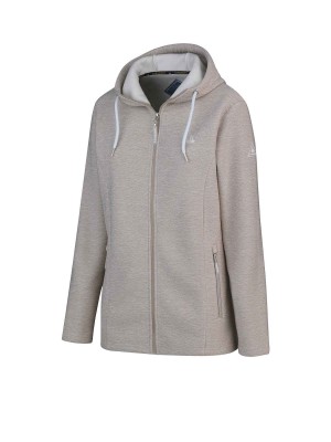 Gebreid Hooded Vest 4 seizoenen Dames Beige - 36-56 - ANNE