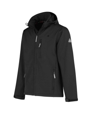 4 Seizoenen Softshell Jas Winddicht Heren Zwart - S-4XL - DAG