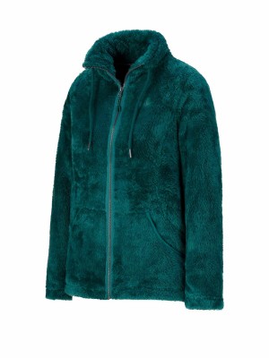 BJØRNSON Elin Coral Fleece Vest Dames 4 seizoenen - Zacht - Donkergroen