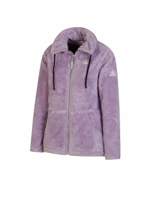 BJØRNSON Elin Coral Fleece Vest Dames 4 seizoenen - Zacht - Lila Paars
