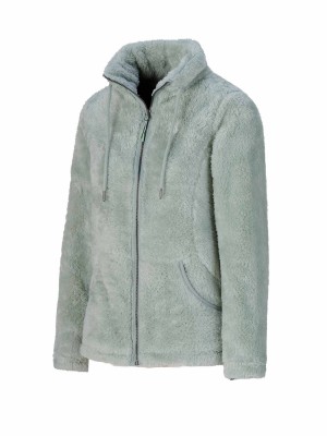 BJØRNSON Elin Coral Fleece Vest Dames 4 seizoenen - Zacht - Lichtgroen