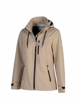 BJØRNSON Softshell Jas 4 seizoenen Dames Beige - KAISA