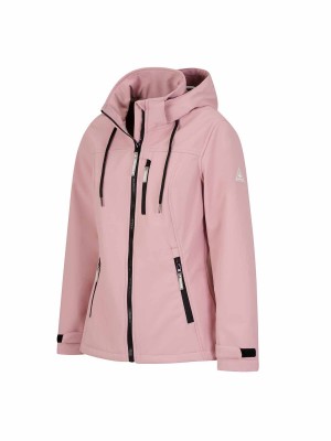 BJØRNSON Softshell Jas 4 seizoenen Dames Oud Roze - KAISA