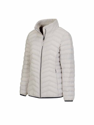 BJØRNSON Stepjack Zomerjas Dames Off-white - Winddicht - LIVA