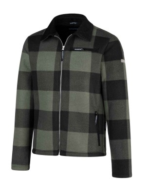 Houthakkers Fleece Vest (Lumberjack) Groen - M-6XL- LONDON