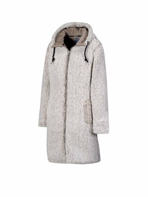 BJØRNSON Ona Parka Sherpa Fleece Vest Dames 4 seizoenen - Blauw