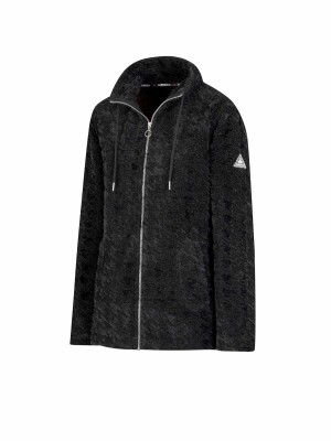 BJØRNSON Samanta Coral Fleece Vest Dames 4 seizoenen - Zacht - Zwart