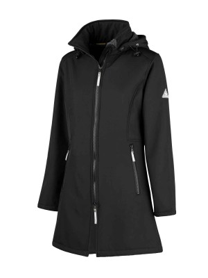 Softshell Jas Parka Dames Teddy Voering Zwart - 36-56 - SIGNE