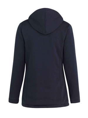 Hooded Sweatvest Teddy Voering Dames Donkerblauw - 36-56 - SIGRID