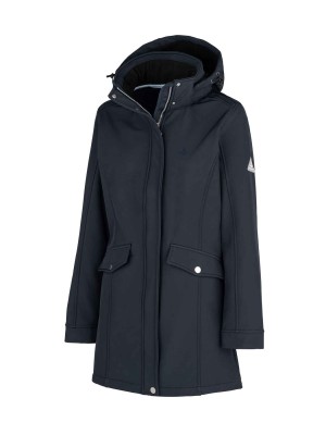 Softshell Parka Jas 4 Seizoenen Dames Donkerblauw Ylva