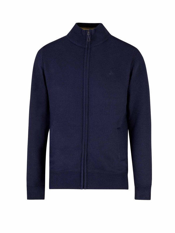 Bjornson Gebreid Vest 4 seizoenen Heren Donkerblauw - POULY