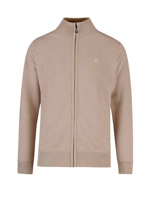 Bjornson Gebreid Vest 4 seizoenen Heren Beige - POULY