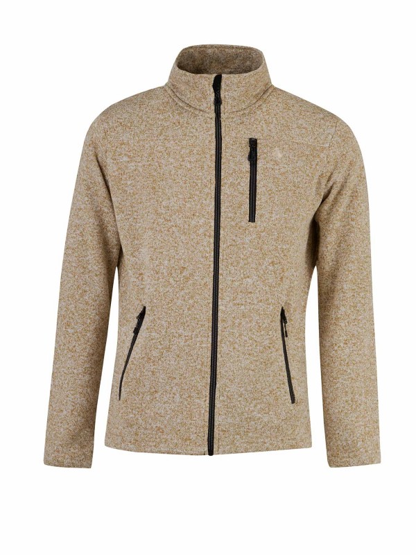 Bjornson Gebreid Vest 4 Seizoenen Heren Taupe - TORD