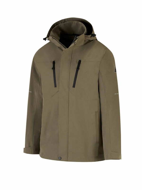 Bjornson Regenjas Zomerjas Dames Waterdicht Khaki - Fabian