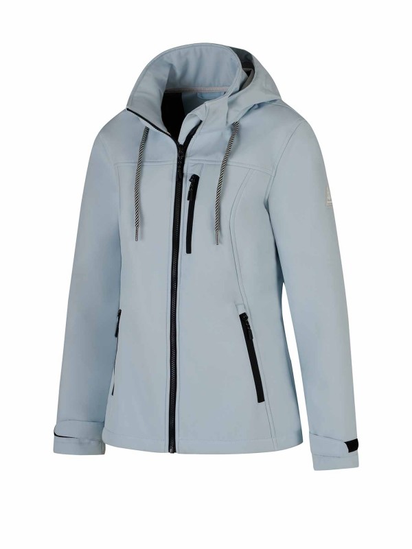 BJØRNSON Softshell Jas 4 seizoenen Dames Lichtblauw - KAISA