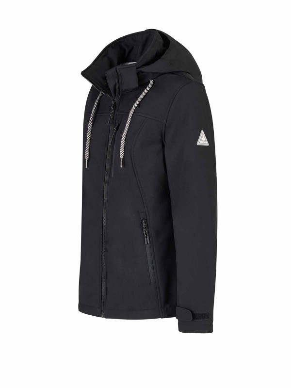 BJØRNSON Softshell Jas 4 seizoenen Dames Zwart - KAISA