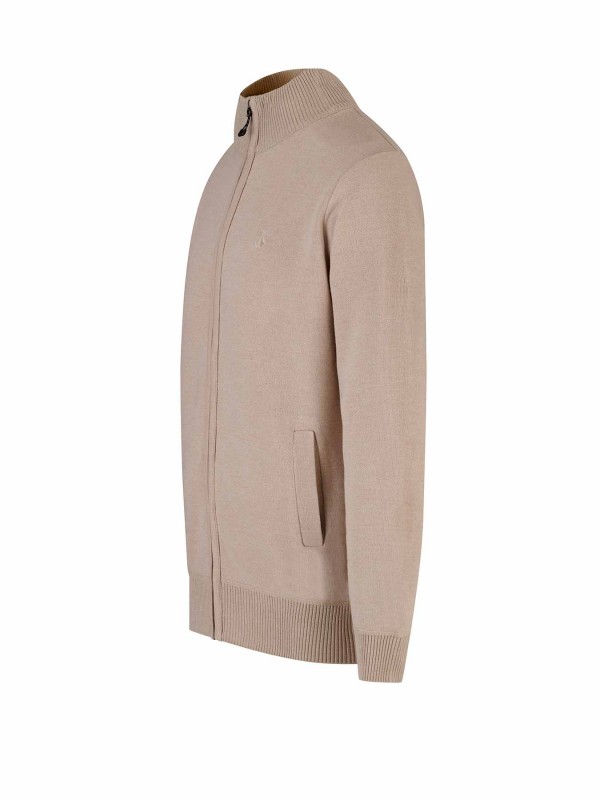 Bjornson Gebreid Vest 4 seizoenen Heren Beige - POULY