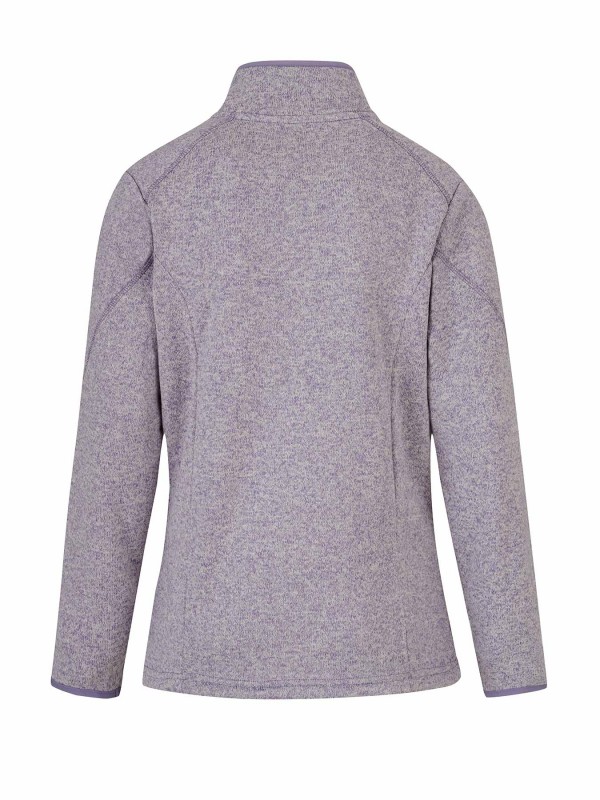 Bjornson Gebreid Vest 4 Seizoenen Dames Lila Melange - OLENKA