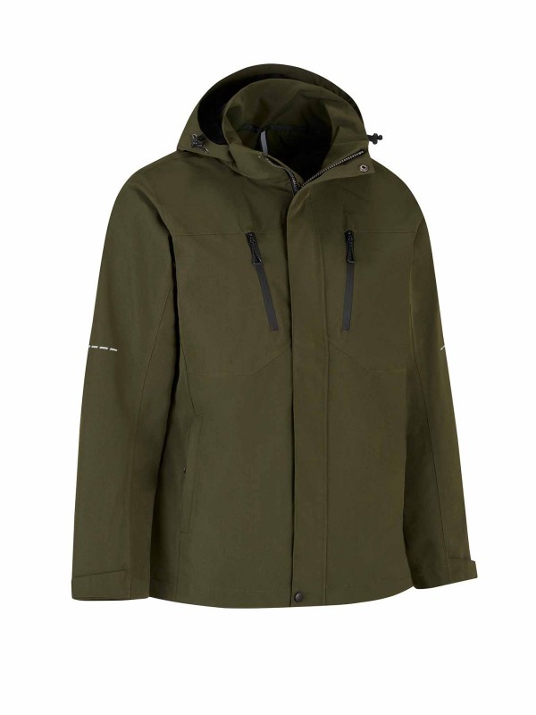 Bjornson Regenjas Zomerjas Dames Waterdicht Olijfgroen - Fabian