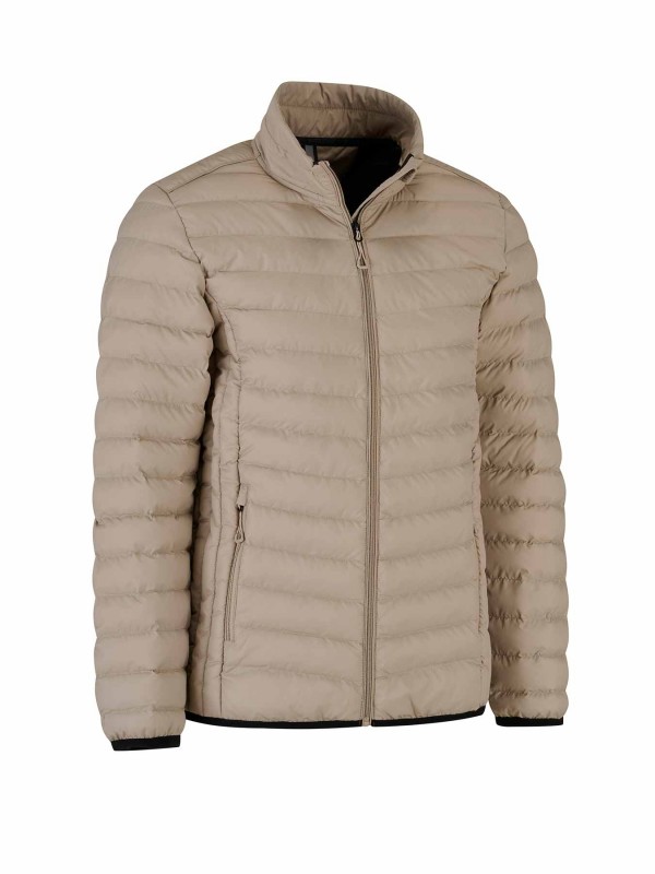 Bjornson Stepjack Zomerjas Heren Taupe - Winddicht - Padded - JEPPE