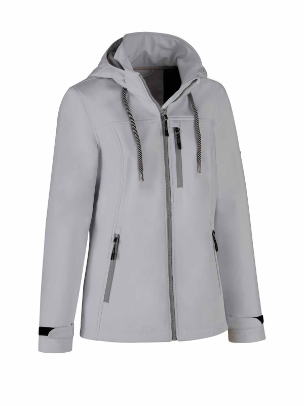 BJØRNSON Softshell Jas 4 seizoenen Dames Wit - KAISA