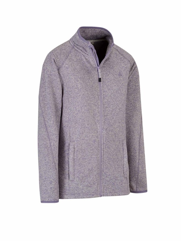 Bjornson Gebreid Vest 4 Seizoenen Dames Lila Melange - OLENKA