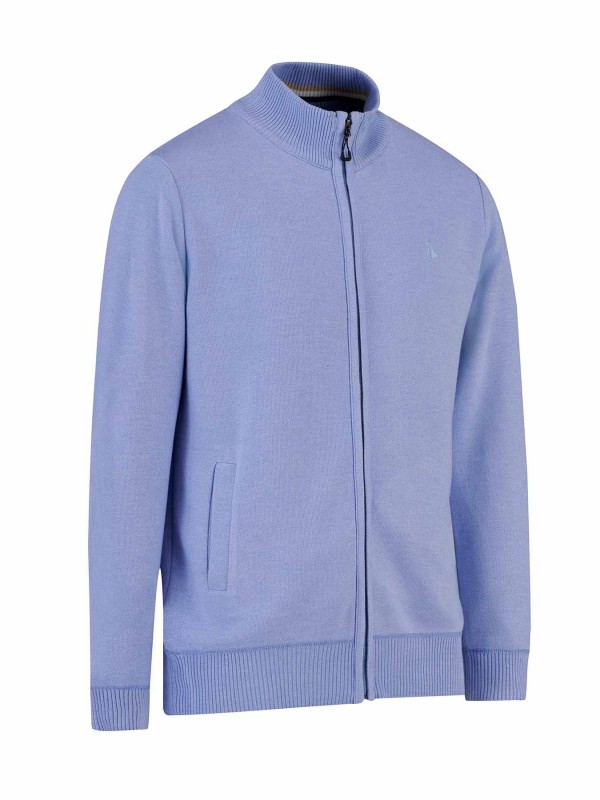 Bjornson Gebreid Vest 4 seizoenen Heren Lichtblauw - POULY