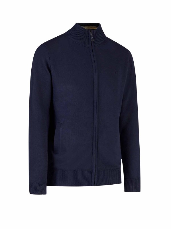 Bjornson Gebreid Vest 4 seizoenen Heren Donkerblauw - POULY