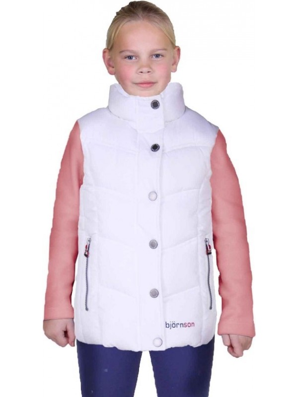 Bodywarmer meisjes wit kopen Bjornson 14 95