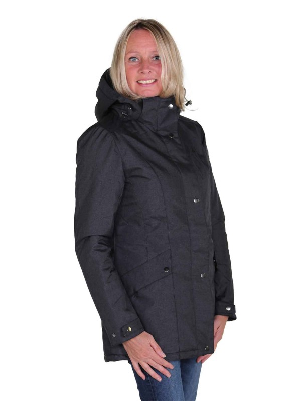 zeewier poort Mechanica Winterjas dames antraciet melange kopen? - Bjornson.nl - €69,95