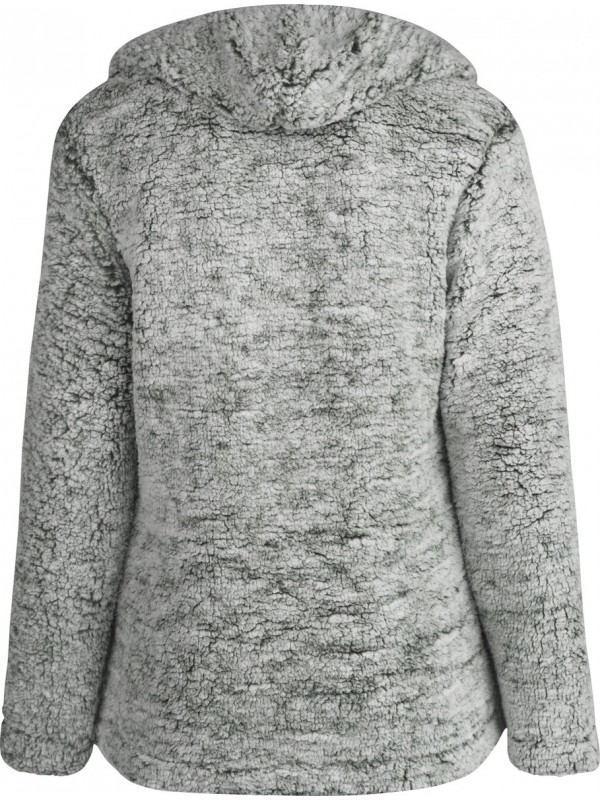 Sherpa Fleece Vest Zacht / 4 Seizoenen Dames Antraciet Melange - 36-52 - XANDRA 