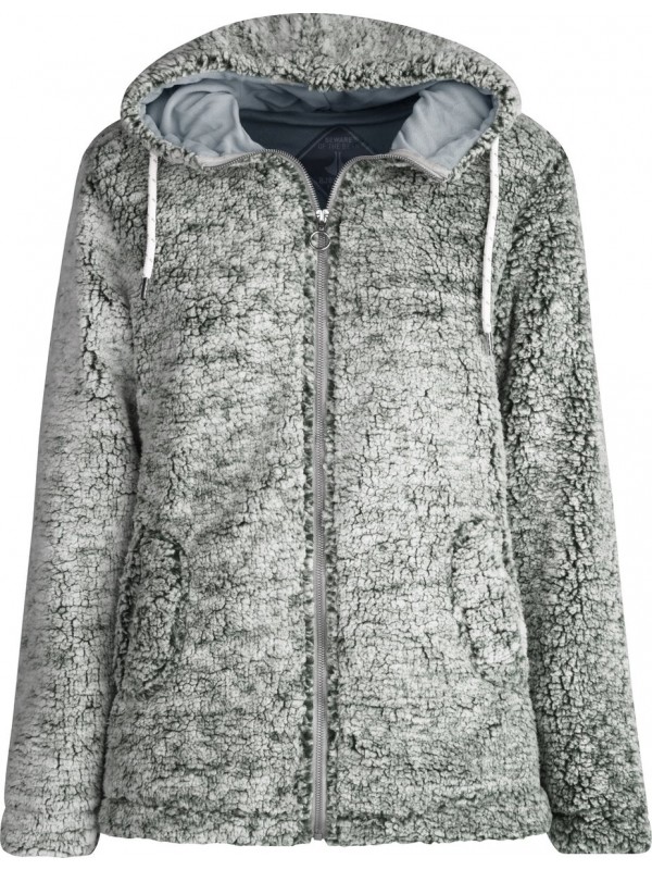 Sherpa Fleece Vest Zacht / 4 Seizoenen Dames Antraciet Melange - 36-52 - XANDRA 