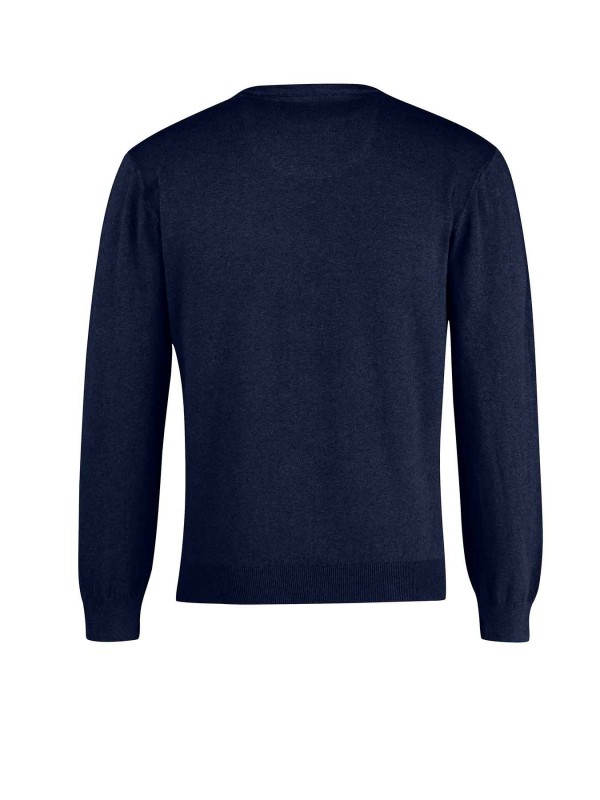 Pullover v hals donkerblauw kopen Bjornson 39 95