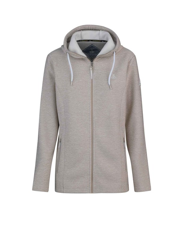 Gebreid Hooded Vest 4 seizoenen Dames Beige - 36-56 - ANNE