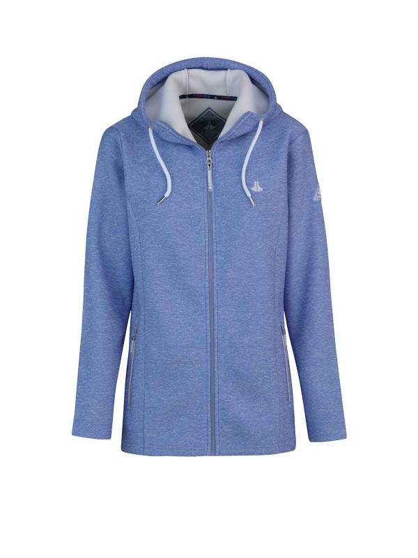 Gebreid Hooded Vest 4 seizoenen Dames LichtBlauw - 36-56 - ANNE